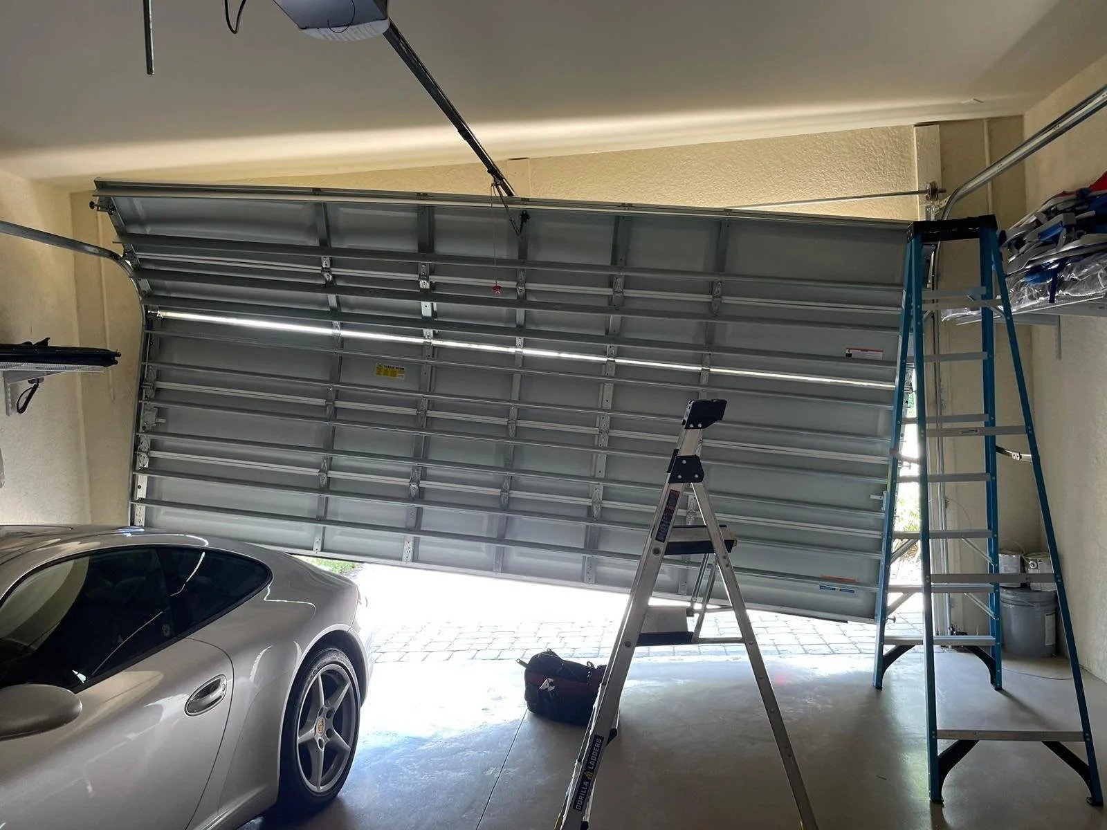 Off-track garage door repair Los Angeles